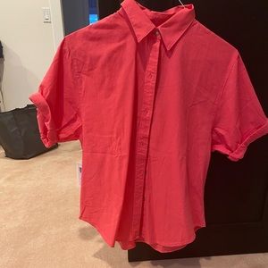 Aritzia Jane Shirt Pink Fuchsia